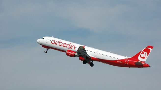 Un avión de la aerolínea Air Berlin.