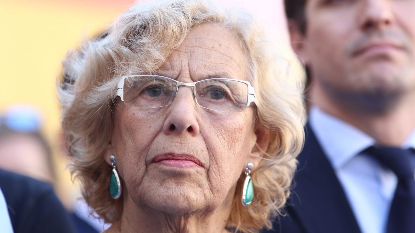 Manuela Carmena, durante el homenaje a Miguel Ángel Blanco el pasado 12 de julio.