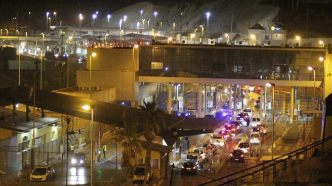 ceuta El paso fronterizo de Ceuta.