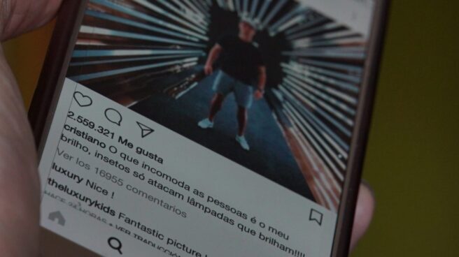 Publicación del IG de Cristiano Ronaldo hablando de insectos y lámparas Publicación del IG de Cristiano Ronaldo hablando de insectos y lámparas