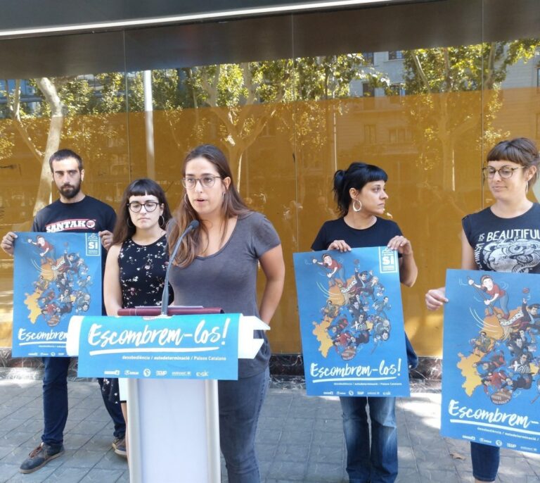 La CUP pide al Govern que deje de trabajar con "La Caixa, Banco de Sabadell y BBVA"