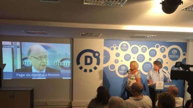 Acto de presentación de la campaña por el sí en el referéndum de Demòcrates. Acto de presentación de la campaña por el sí en el referéndum de Demòcrates.