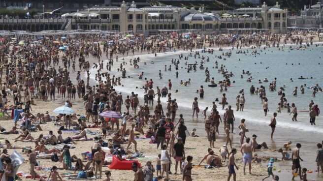 Playa de La Concha de San Sebastián.