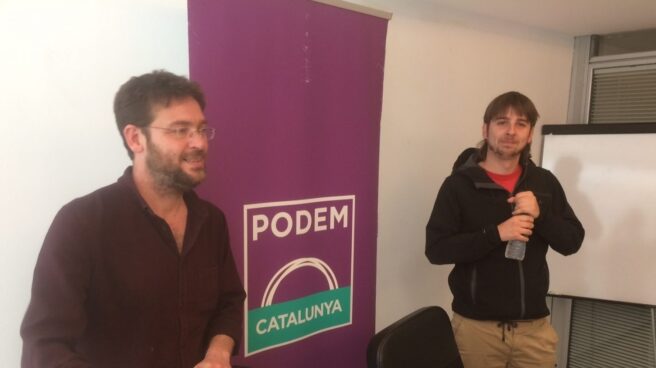 giner podem Los miembros de Podemo Albano Dante Fachin y Joan Giner.
