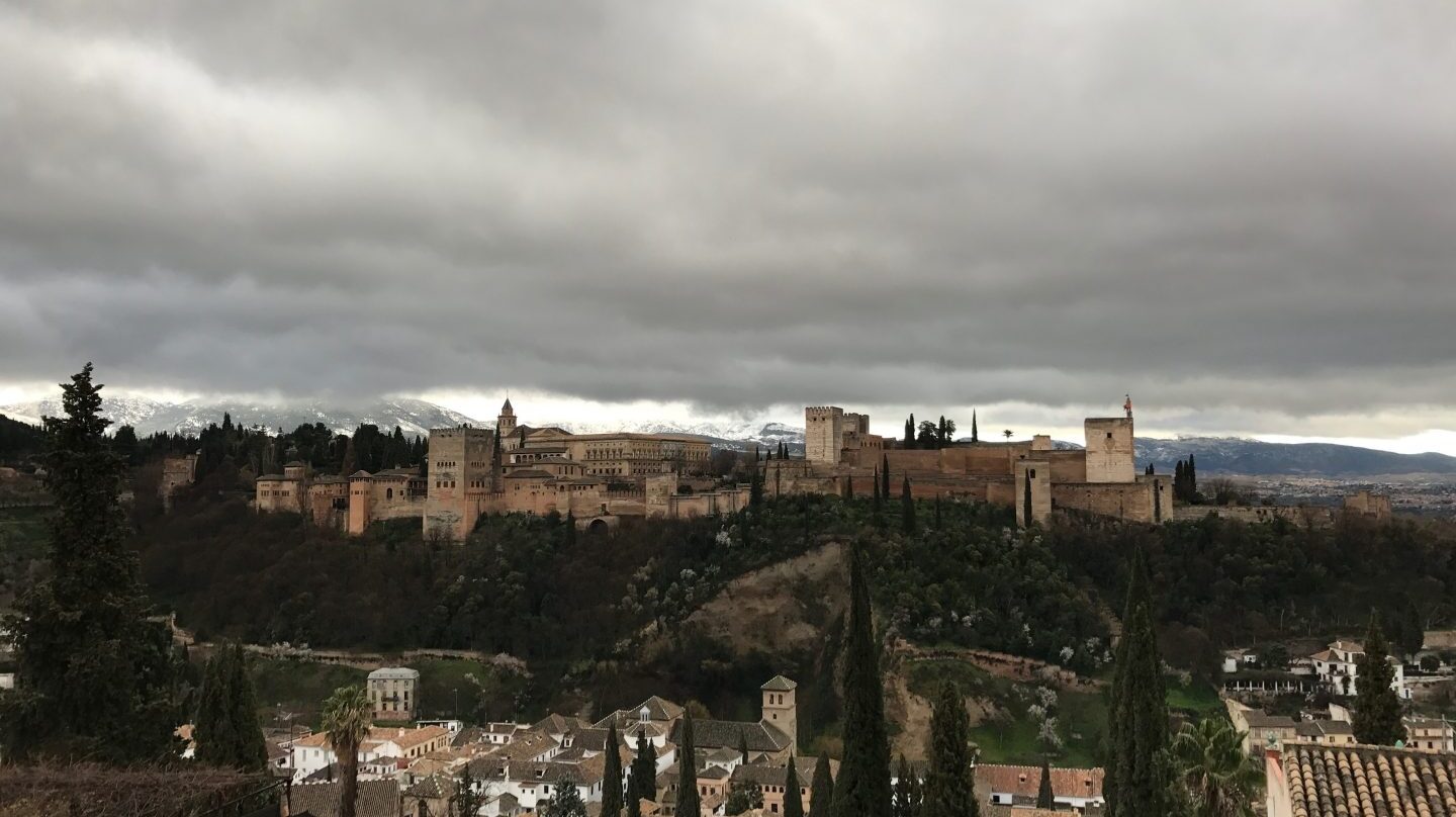 Vista de la Alhambra de Granada. Fotografía del pasado mes de marzo.