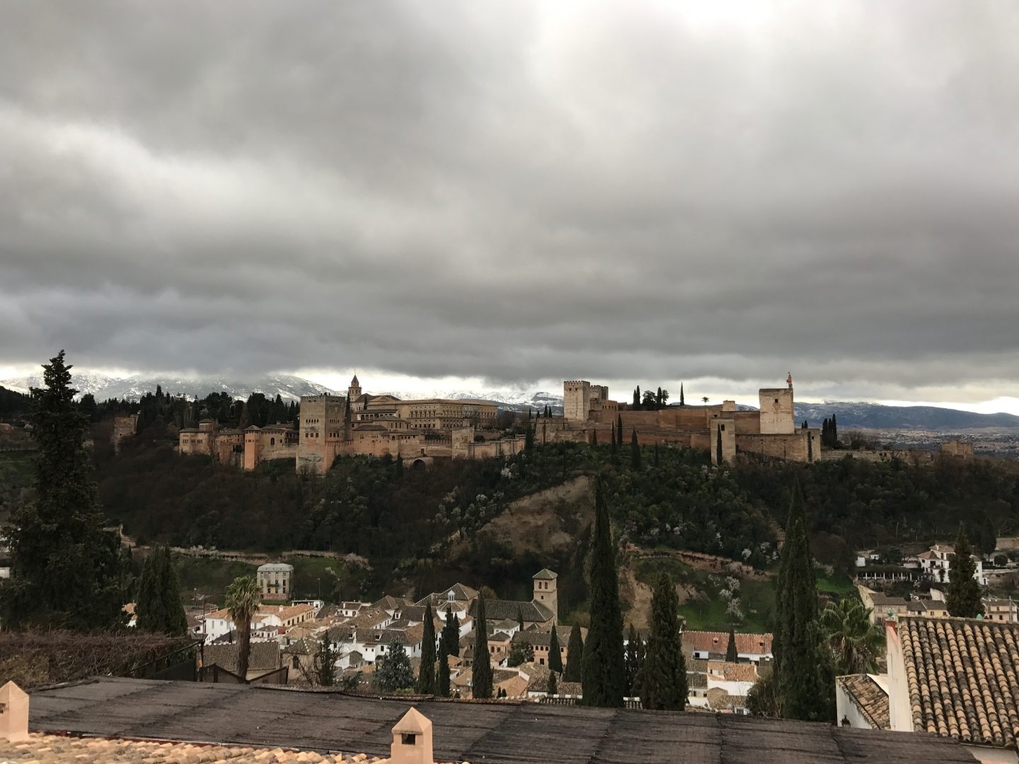 Vista de la Alhambra de Granada. Fotografía del pasado mes de marzo.