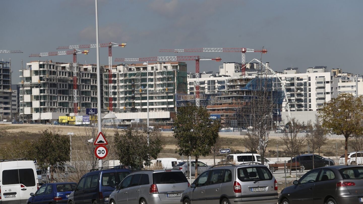 Viviendas de nueva construcción en España.