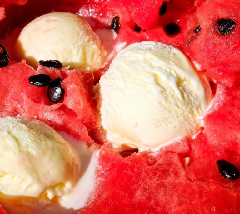 Un helado que no se derrite, sí