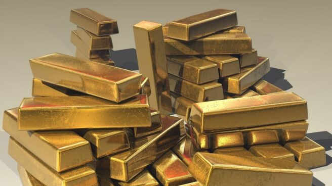 Lingotes de oro. Lingotes de oro.