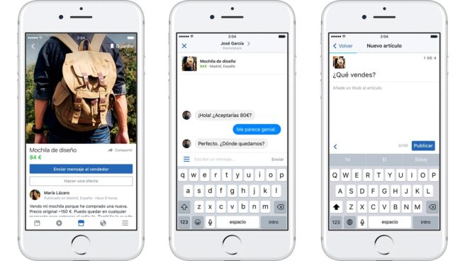 marketplace facebook Así se ve Marketplace en el Móvil.
