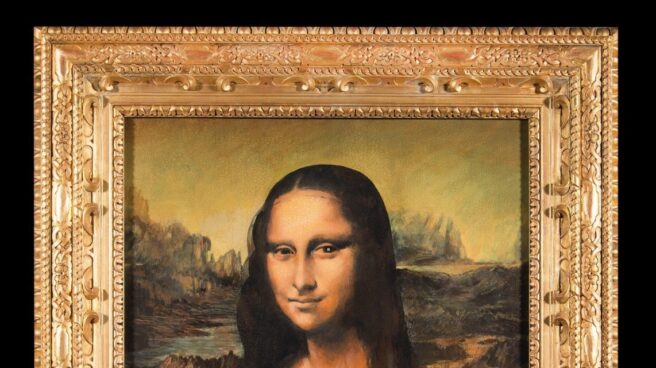 La réplica falsificada de la Mona Lisa.