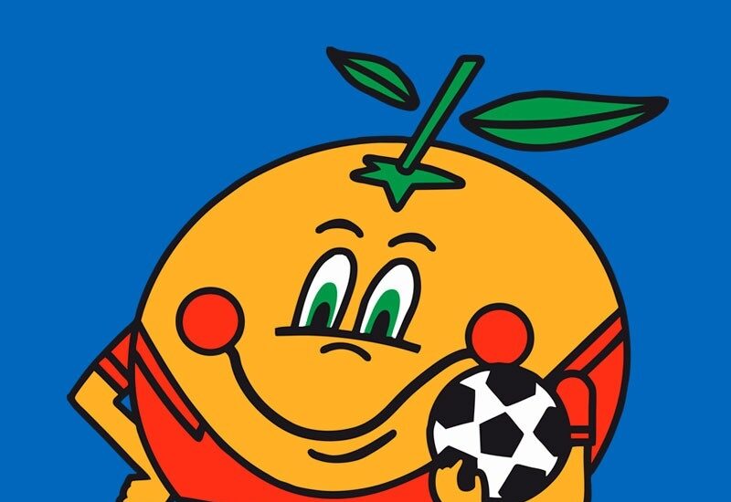 Naranjito, mascota oficial del Mundial de España en 1982.