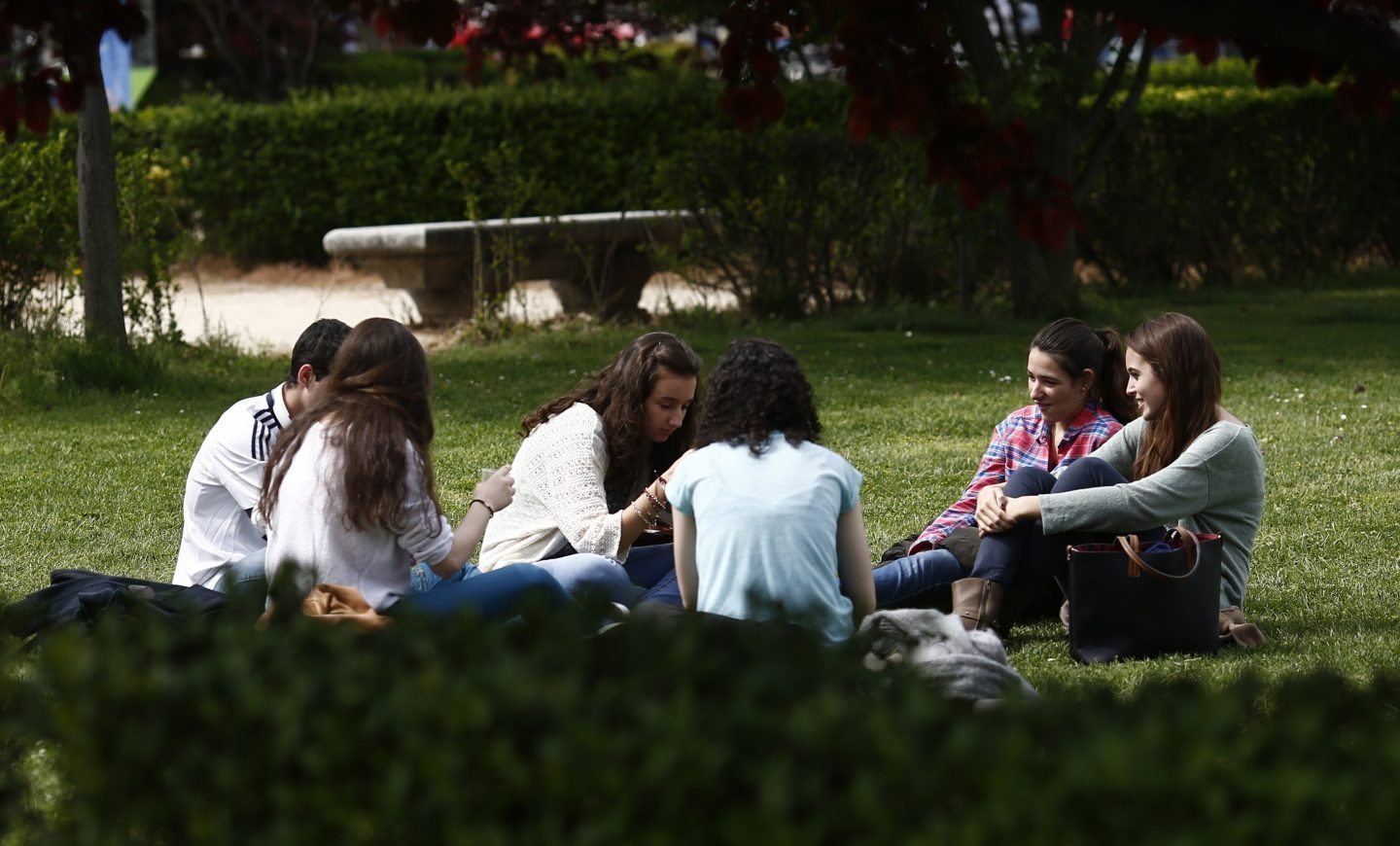 Alrededor de un 20% de los jóvenes españoles ni estudia ni trabaja.