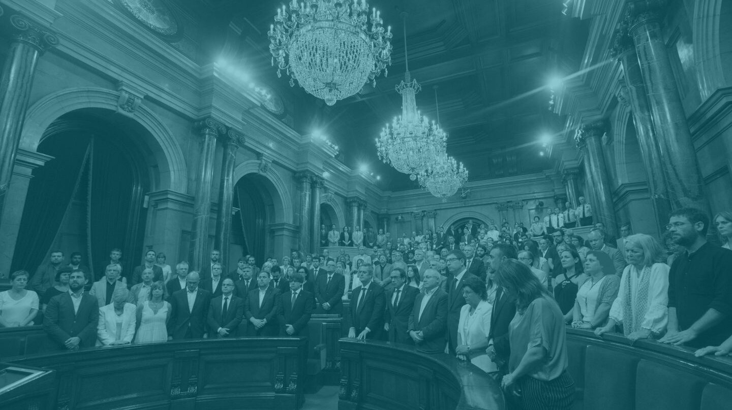 El Parlament de Cataluña.