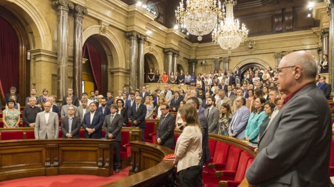 Imagen del Pleno en el Parlament de Cataluña a finales de julio.