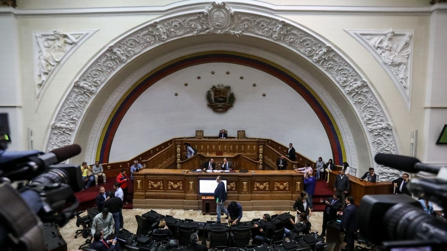 Vista general del Palacio Federal Legislativo, donde trabajará la Asamblea Constituyente.