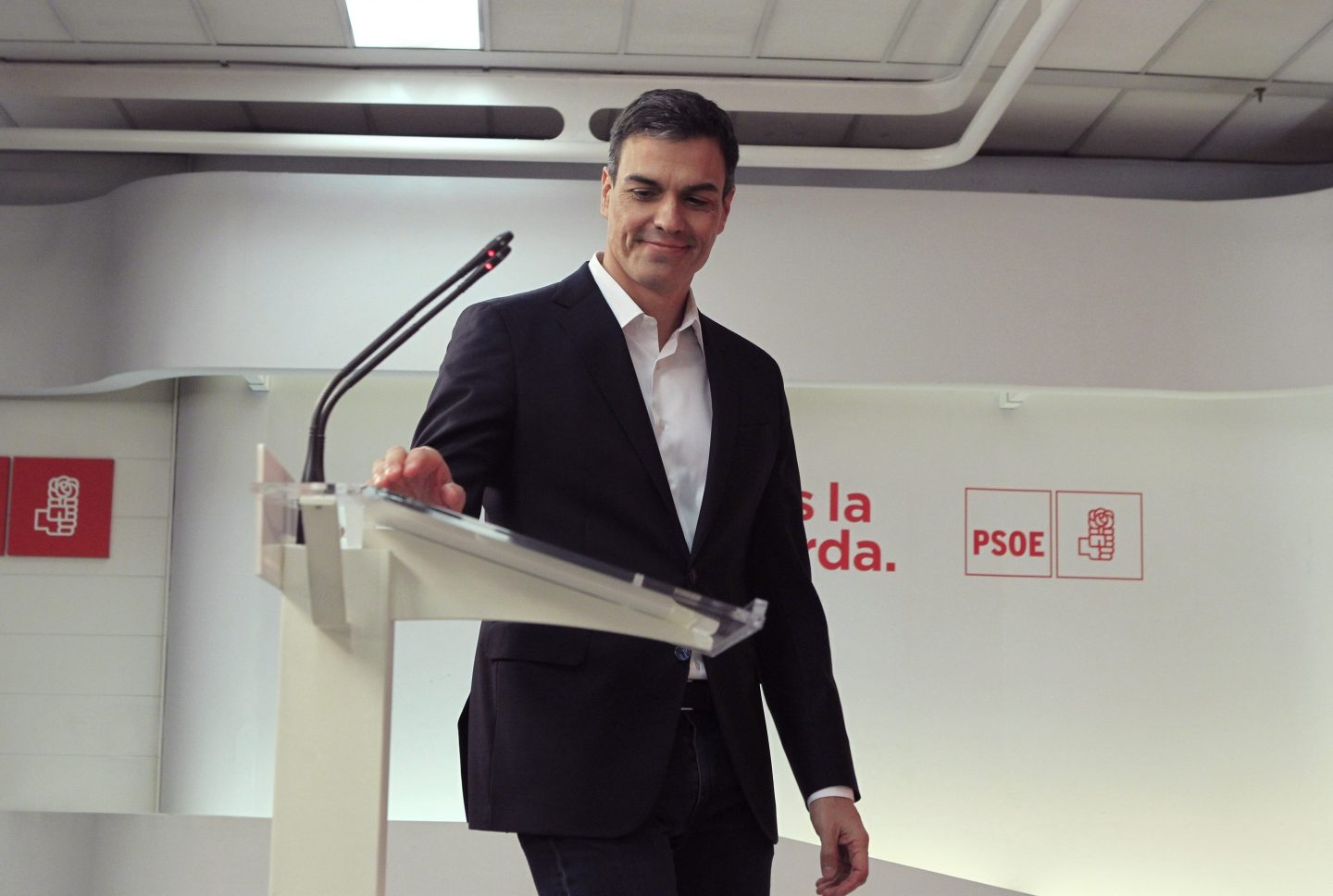 Pedro Sánchez, secretario general del PSOE.