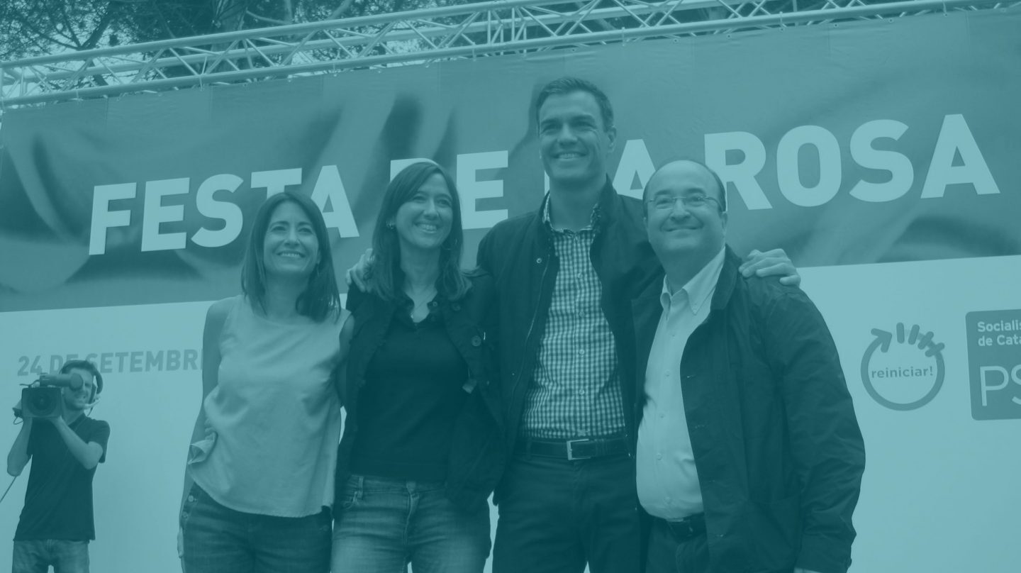 Pedro Sánchez y Miquel Iceta.