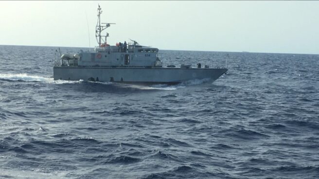 Imagen distribuida por el fundador de la ONG Proactiva Open Arms en el momento del secuestro.