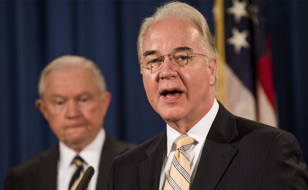 El ex secretario de Salud de Estados Unidos, Tom Price.