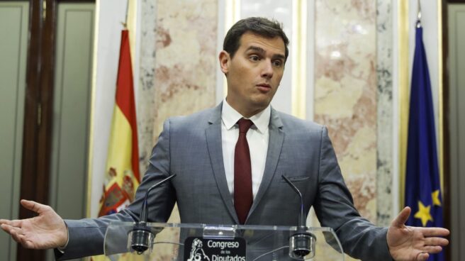 El líder de Ciudadanos, Albert Rivera, en el Congreso de los DIputados.