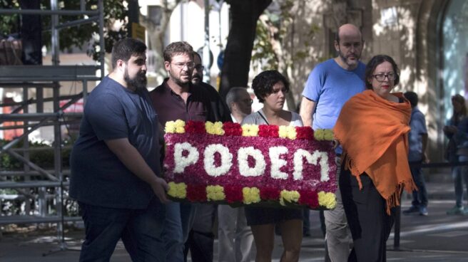 Referéndum 1-O: el líder de Podem, Albano Dante Fachin, en la Diada.