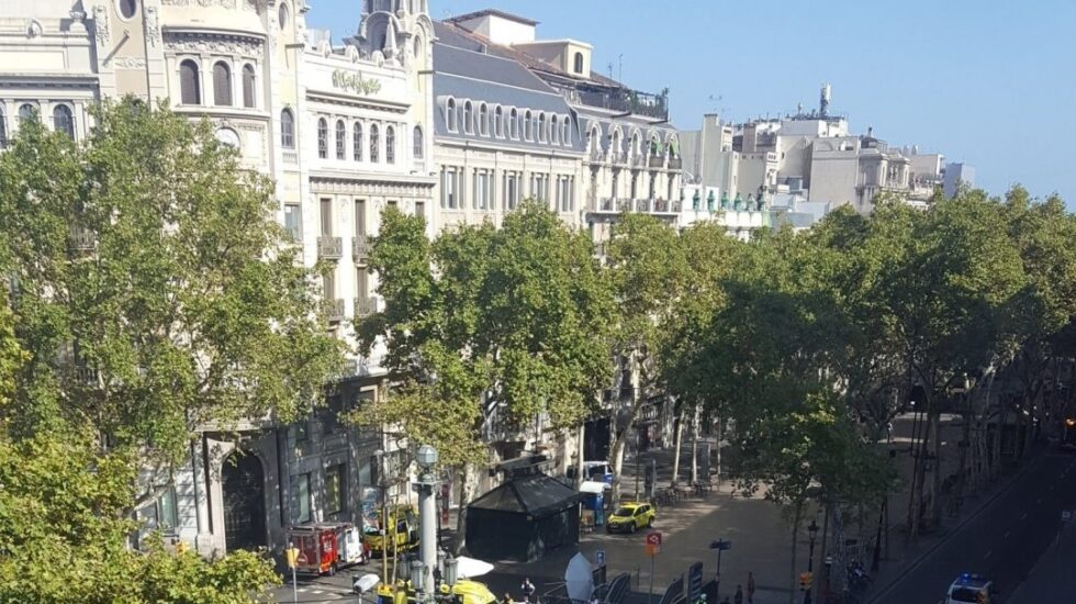 Atentado yihadista en la Rambla de Barcelona.