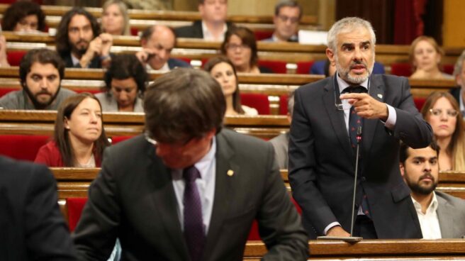 Referéndum 1-O: Carrizosa señala a Puigdemont en el Parlament.