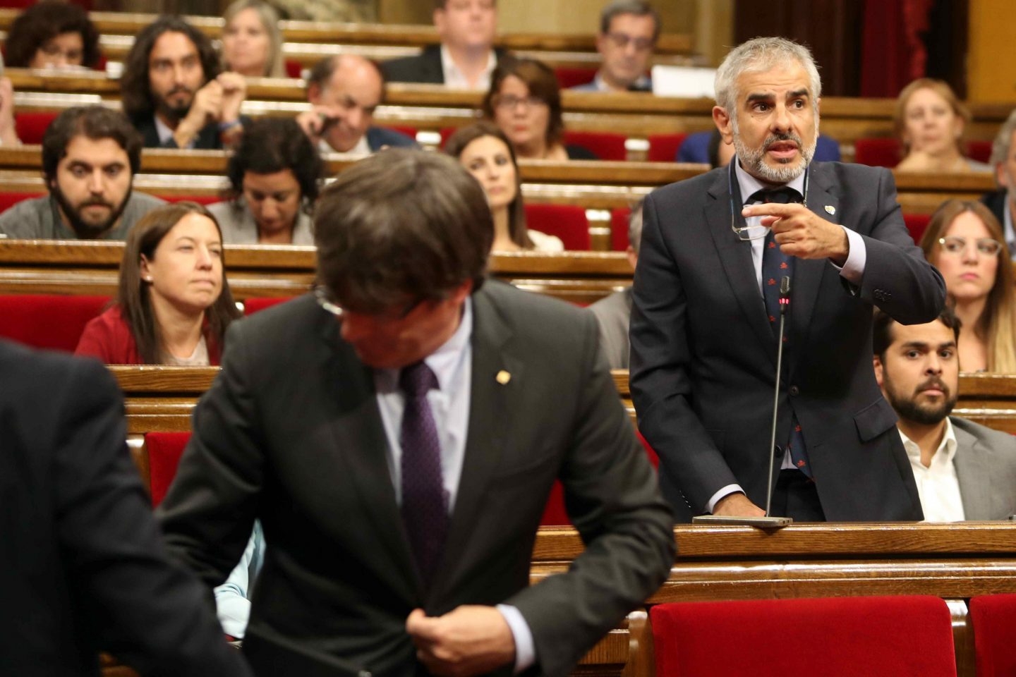 Referéndum 1-O: Carrizosa señala a Puigdemont en el Parlament.