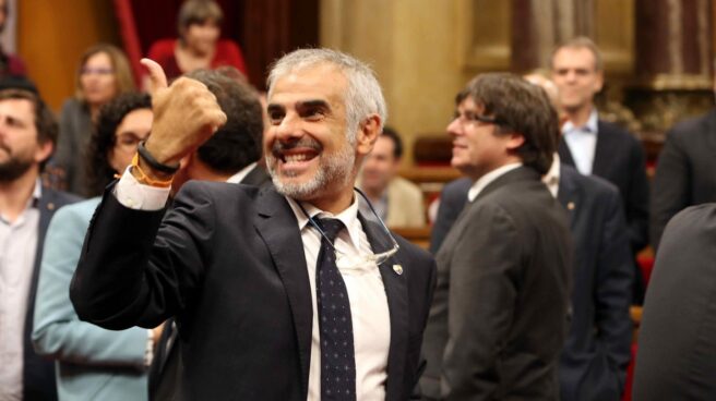 Referéndum 1-O: El portavoz de Ciudadanos, Carlos Carrizosa, en el Parlament. Referéndum 1-O: El portavoz de Ciudadanos, Carlos Carrizosa, en el Parlament.