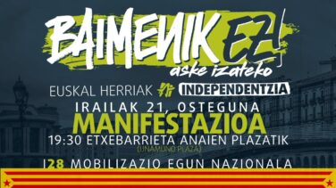 Sortu moviliza a sus juventudes para alentar la 'desobediencia' en Cataluña