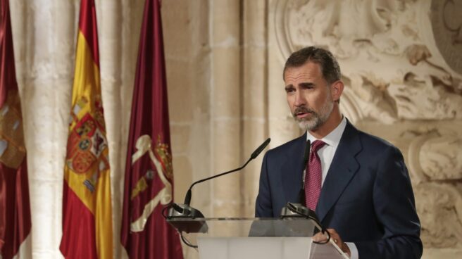 El Rey, el pasado 13 de septiembre en Cuenca durante su discurso en la entrega de los Premios Nacionales de Cultura.