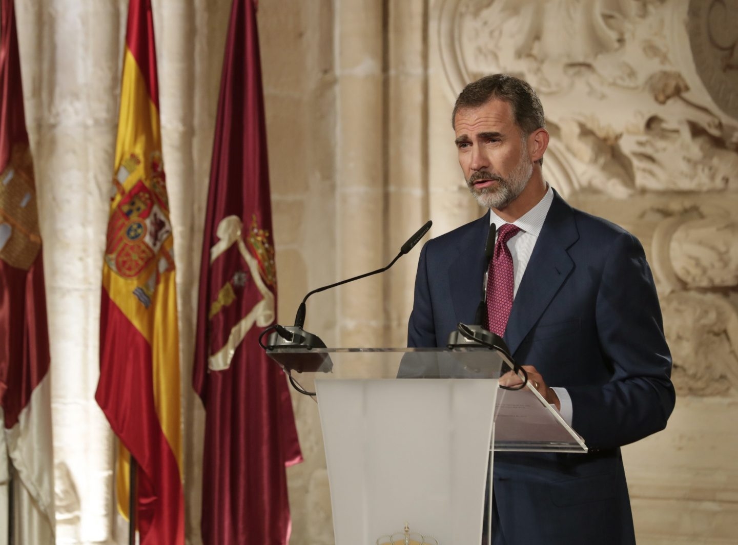 El Rey, el pasado 13 de septiembre en Cuenca durante su discurso en la entrega de los Premios Nacionales de Cultura.