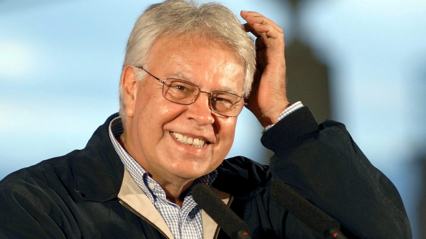 El ex presidente del Gobierno Felipe González.
