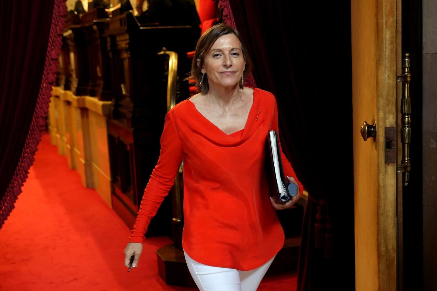 La presidenta del Parlament, Carme Forcadell.