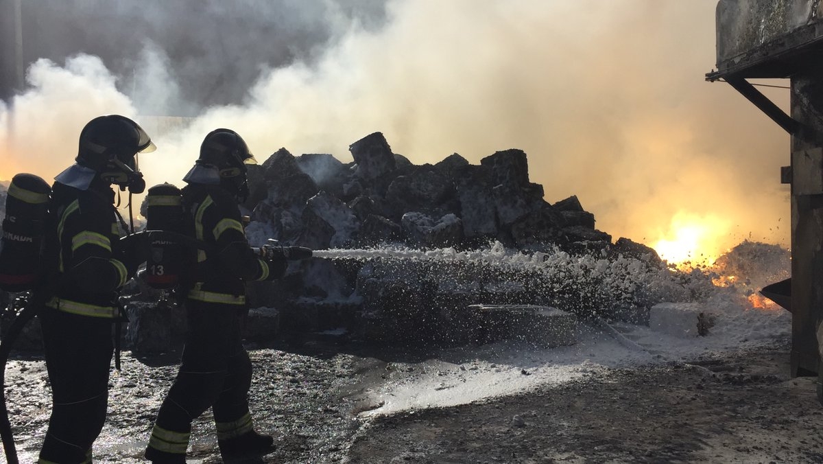 Incendio en Fuenlabrada.