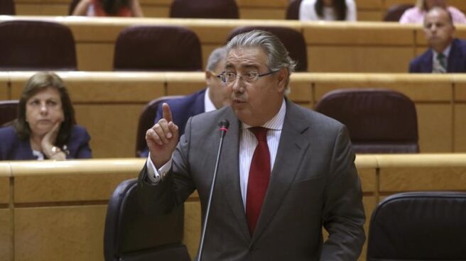 El ministro del Interior, Juan Ignacio Zoido, este martes en el Senado.