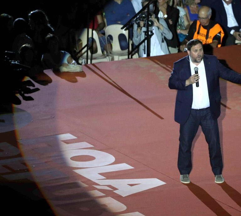 Junqueras acusa al Gobierno de buscar "colapso" de todas las administraciones