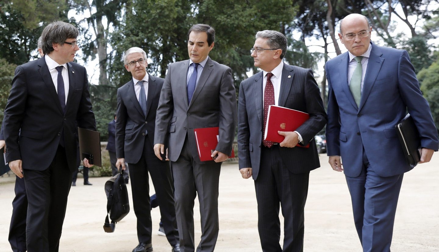 Referéndum 1-O: reunión de la Junta de Seguridad en Barcelona.