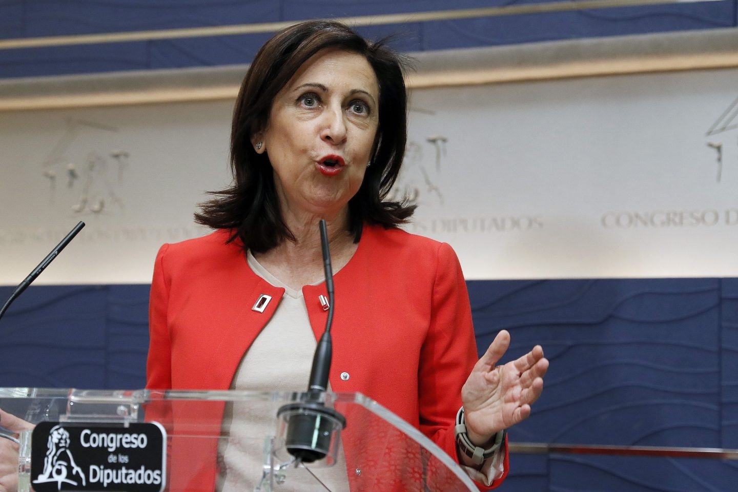 Margarita Robles en el Congreso.