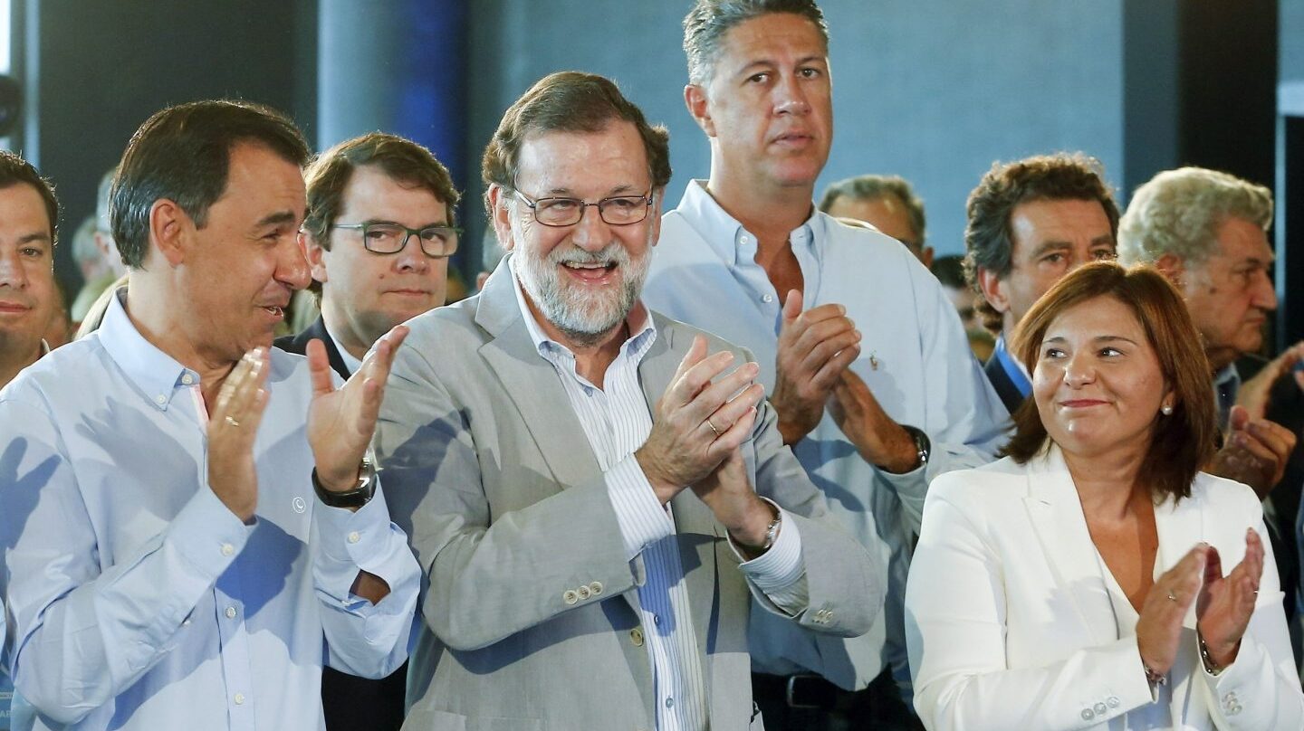 Rajoy, en la interparlamentaria del PP en Valencia.
