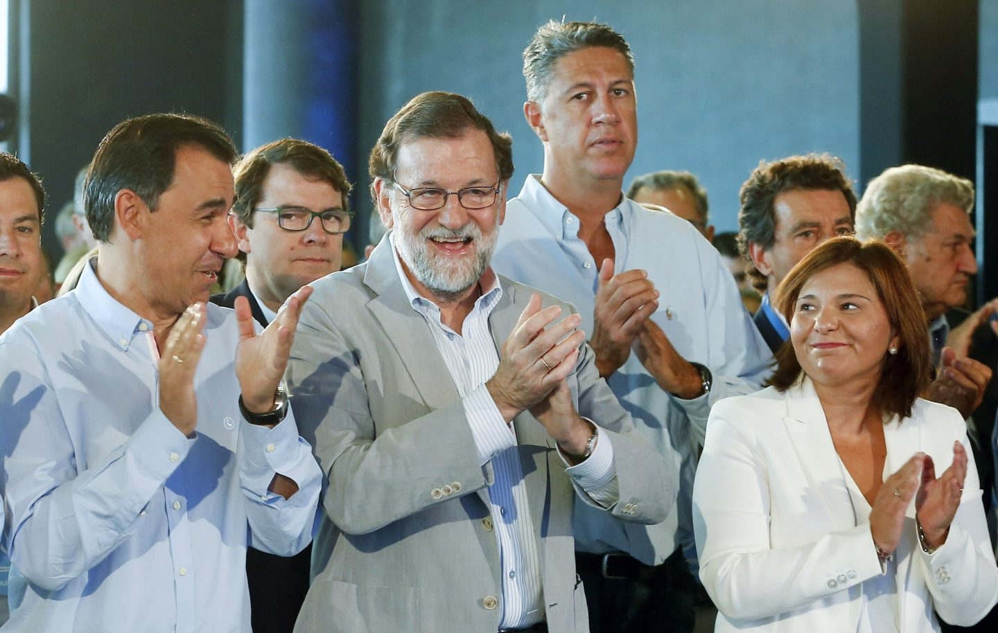 Rajoy, en la interparlamentaria del PP en Valencia.