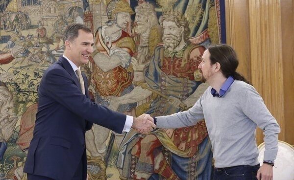 Pablo Iglesias: "El Rey Felipe está más cerca del PP que de la ciudadanía catalana"