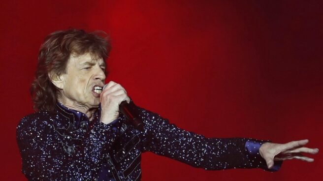 MIck Jagger, con los Rolling Stones en Barcelona.