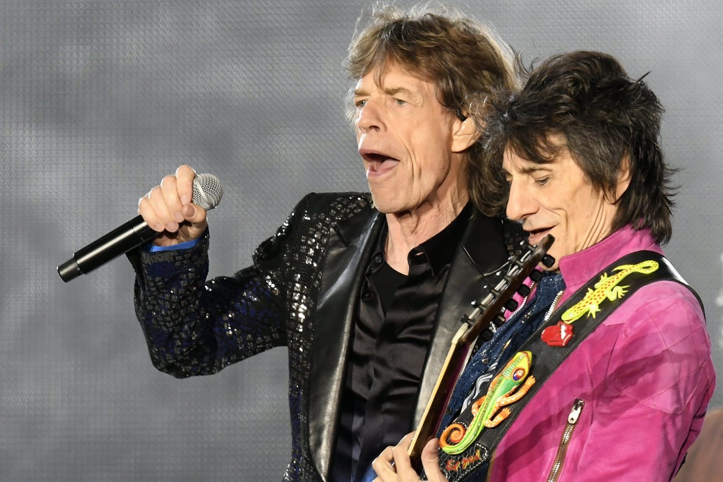 Rolling Stones: Mick Jagger y Ron Wood, en un reciente concierto.