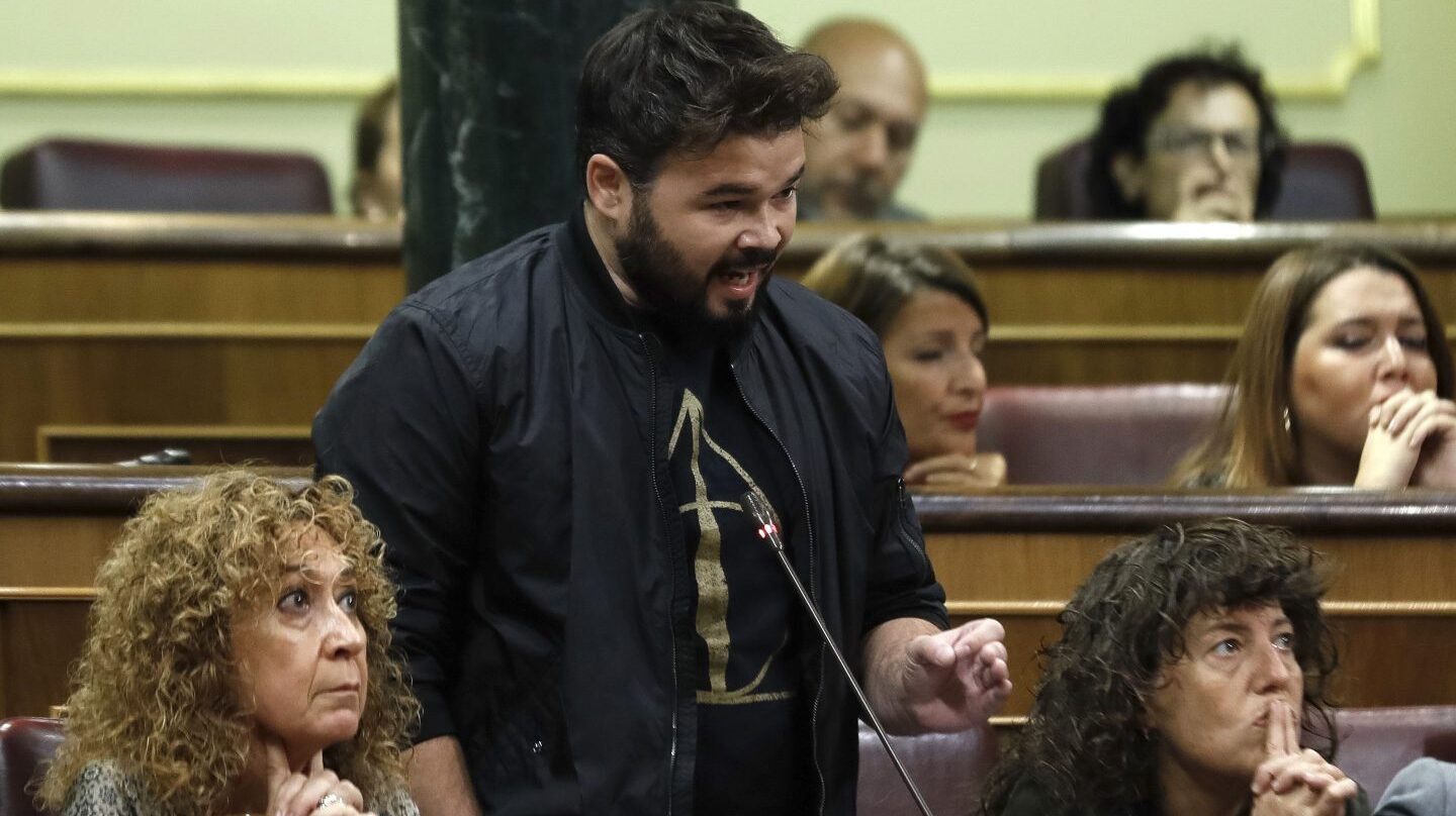 Referéndum 1-O: Gabriel Rufián en el Congreso.