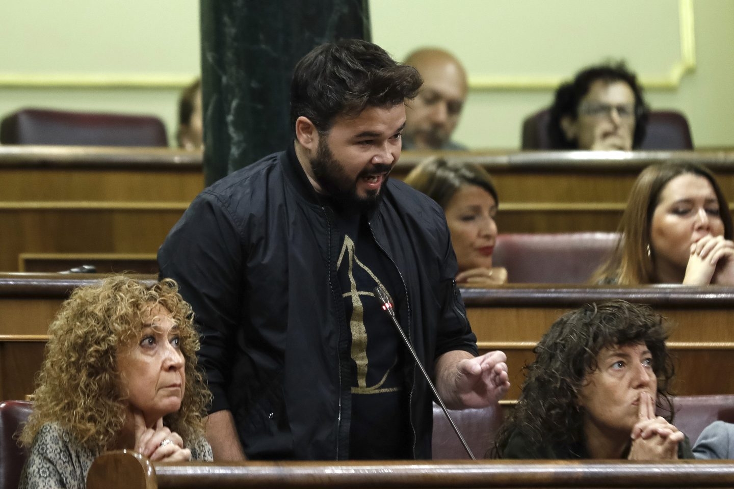 Referéndum 1-O: Gabriel Rufián en el Congreso.