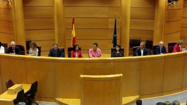 Pedro Sánchez, en el Congreso.