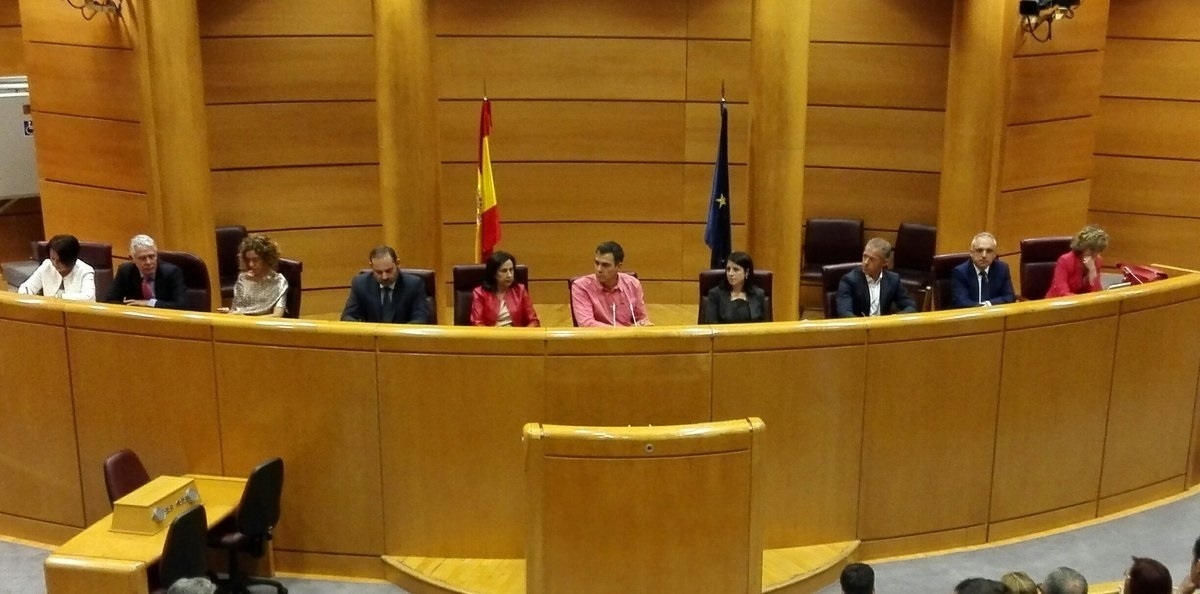 Pedro Sánchez, en el Congreso.