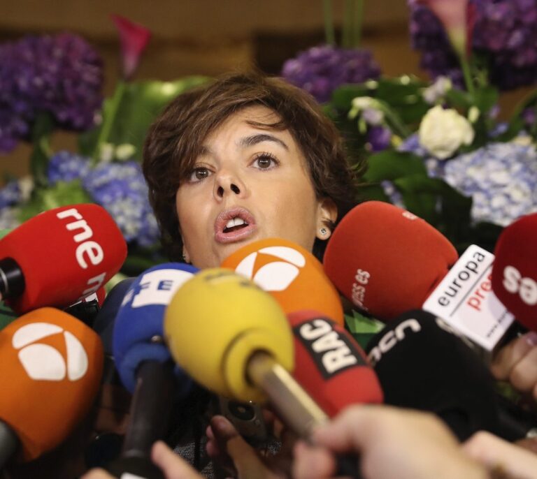 Soraya Sáenz de Santamaría: "El Govern tiene la posibilidad de hacer alegaciones en el Senado"